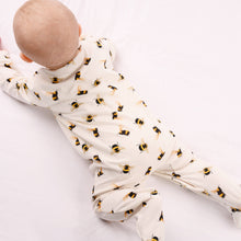 Load image into Gallery viewer, Bee Print Sleepsuit
