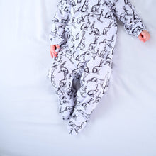 Load image into Gallery viewer, Hare Print Sleepsuit