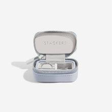 Load image into Gallery viewer, Lavender Petite Zipped Travel Jewellery Box