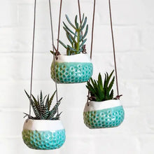 Load image into Gallery viewer, Hanging Pot | Baby Dotty | Aqua