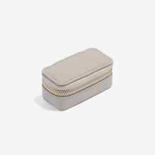 Load image into Gallery viewer, Taupe Petite Zipped Travel Jewellery Box