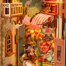 Load image into Gallery viewer, Floral Corner Book Nook