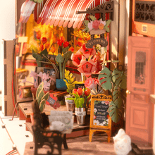 Load image into Gallery viewer, Floral Corner Book Nook