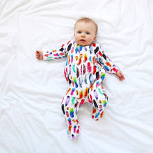 Load image into Gallery viewer, Rainbow Feather Sleepsuit