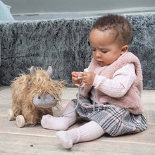 Load image into Gallery viewer, Hubert Highland Cow Pull Along Toy