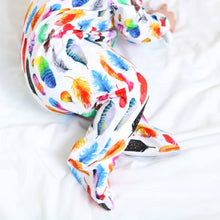 Load image into Gallery viewer, Rainbow Feather Sleepsuit