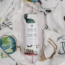 Load image into Gallery viewer, Bamboo Baby Swaddle Blanket | Alphabet Print