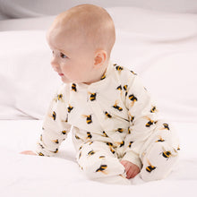 Load image into Gallery viewer, Bee Print Sleepsuit