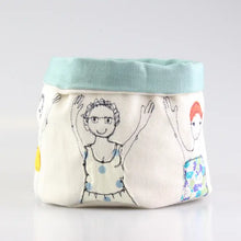 Load image into Gallery viewer, Bathers Embroidered Art Pot