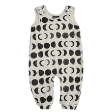 Load image into Gallery viewer, Moon Phases Organic Cotton Romper Dungarees
