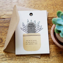 Load image into Gallery viewer, 'Grow Strong' Plant Marker