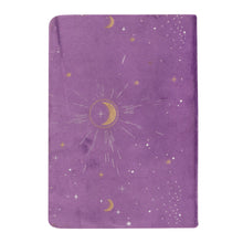 Load image into Gallery viewer, Celestial Purple Velvet Notebook