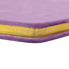 Load image into Gallery viewer, Celestial Purple Velvet Notebook