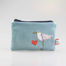 Load image into Gallery viewer, Seagull Embroidered Purse