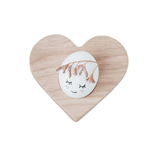 Load image into Gallery viewer, Wooden Heart Egg Cup