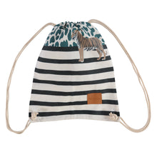 Load image into Gallery viewer, Children's Tiger Backpack | Green & Navy