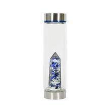 Load image into Gallery viewer, Crystal Glass Water Bottle