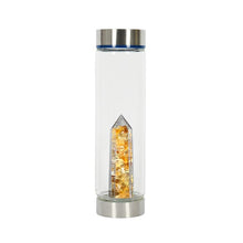 Load image into Gallery viewer, Crystal Glass Water Bottle