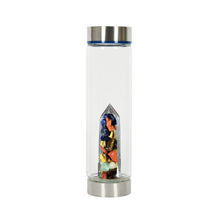 Load image into Gallery viewer, Crystal Glass Water Bottle
