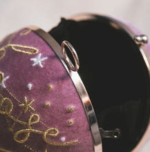 Load image into Gallery viewer, Destiny Velvet Globe Bag | Pink