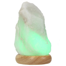 Load image into Gallery viewer, Mini Colour Changing White Salt Lamp