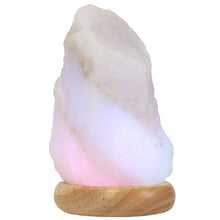 Load image into Gallery viewer, Mini Colour Changing White Salt Lamp