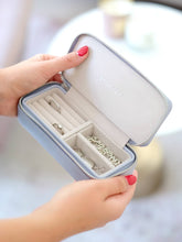 Load image into Gallery viewer, Lavender Medium Zipped Jewellery Box
