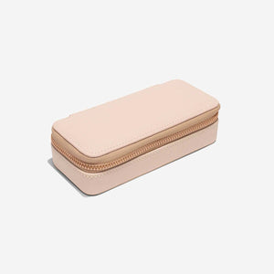 Blush Pink Medium Zipped Jewellery Box
