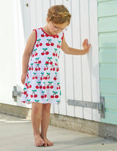 Load image into Gallery viewer, Organic Cherry Print Summer Dress

