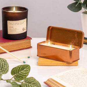 Library Candle Travel Tin | Charlotte Bronte