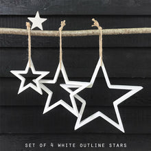 Load image into Gallery viewer, Wooden Set Of 4 Stars
