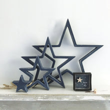 Load image into Gallery viewer, Wooden Set Of 4 Stars
