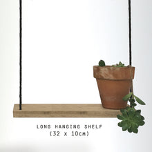 Load image into Gallery viewer, Wooden Hanging Shelf
