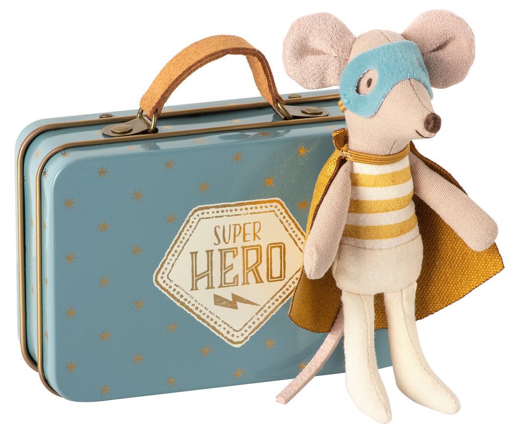 Superhero Mouse In Tin Suitcase | Little Brother