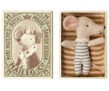 Load image into Gallery viewer, Baby Mouse | Sleepy Wakey Boy In Matchbox

