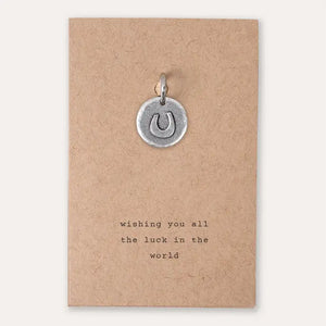 'All the Luck in the World' Horseshoe Charm
