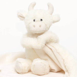 Scottish Highland Cow Soft Toy Soother Cream