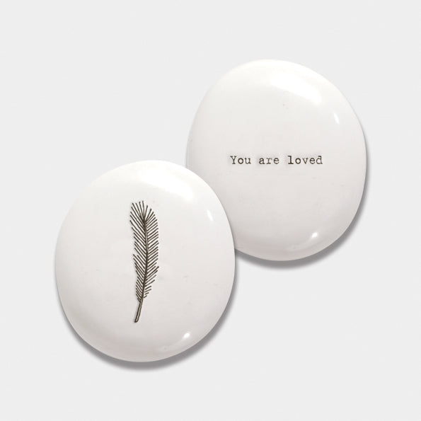 Porcelain Pebble | Feather