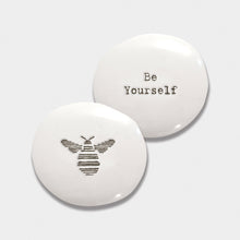 Load image into Gallery viewer, Porcelain Pebble | Bee
