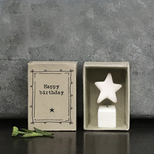 Mini Matchbox | Birthday Star