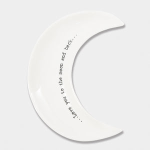 Little Porcelain Moon Trinket Dish | Moon & Back