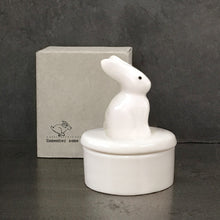 Load image into Gallery viewer, Porcelain Trinket Pot | Bunny
