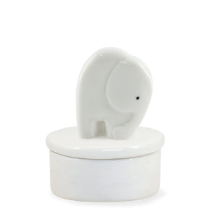 Porcelain Trinket Pot | Elephant