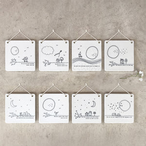 Porcelain Hanging Plaque | You Make The World More Special