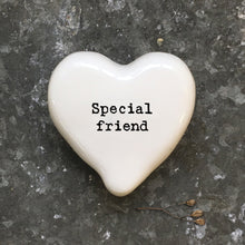 Load image into Gallery viewer, Porcelain Heart Token | Special Friend
