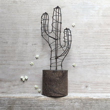 Load image into Gallery viewer, Rustic Wire Cactus
