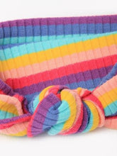Load image into Gallery viewer, Children&#39;s Rainbow Striped Bandeau Hairband.
