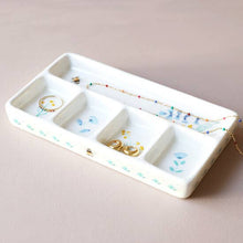 Load image into Gallery viewer, Floral Ceramic Trinket Tray
