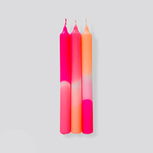 Load image into Gallery viewer, Dip Dye Neon Candles | Flamingo Dreams
