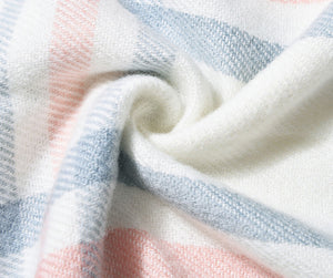 Pastel Check Print Scarf